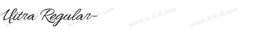 Uitra Regular字体转换 Uitra Regular字体转换